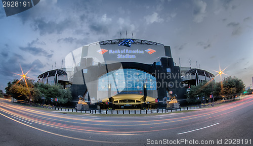 Image of CHARLOTTE, NORTH CAROLINA - August, 2014: View of the newly reno