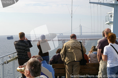 Image of Ship i Storebelt in Denmark