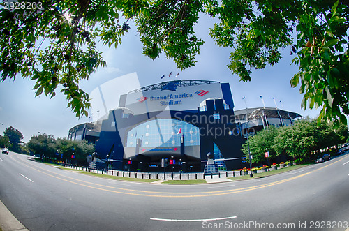 Image of CHARLOTTE, NORTH CAROLINA - August, 2014: View of the newly reno