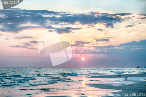 Image of Sunset on Florida Beach