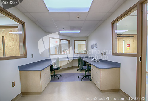 Image of x-ray mri control room