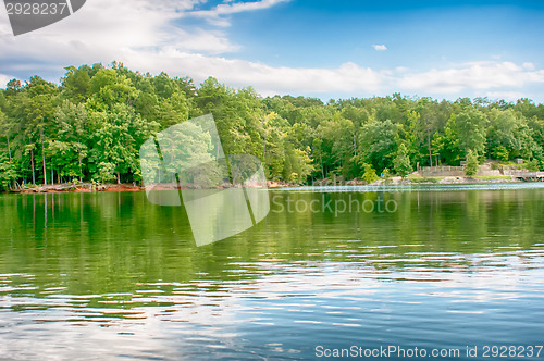 Image of lake wylie reflections