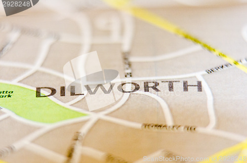Image of dilworth neighborhood charlotte north carolina map