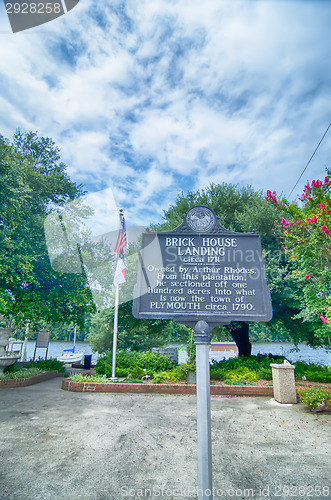 Image of plymouth town north carolina street scenes