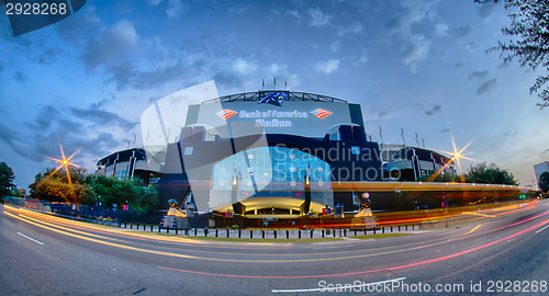 Image of CHARLOTTE, NORTH CAROLINA - August, 2014: View of the newly reno