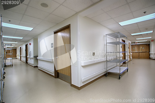 Image of hospital corridor hallway