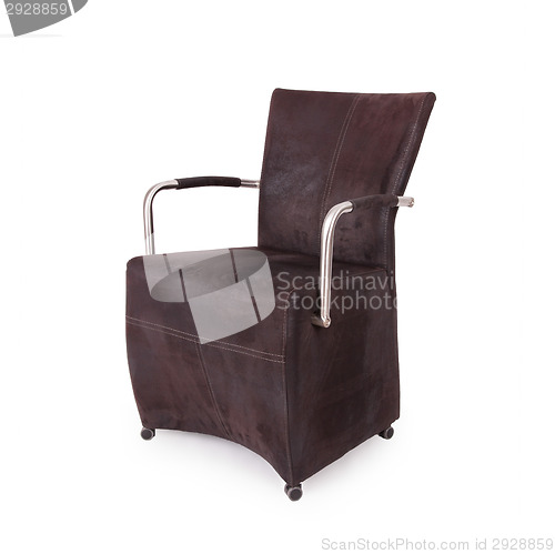 Image of Leather dining room chair 