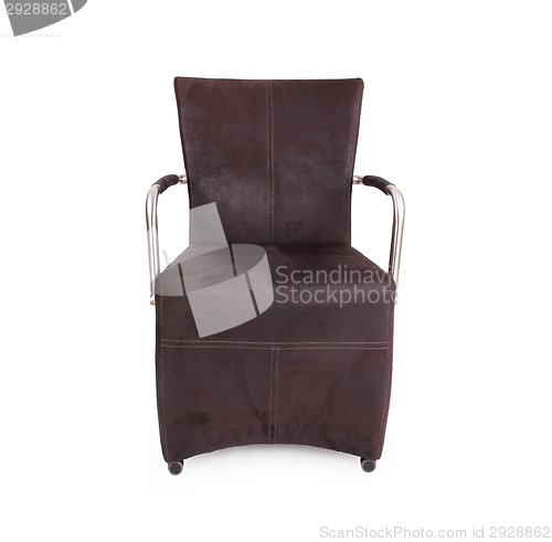 Image of Leather dining room chair 