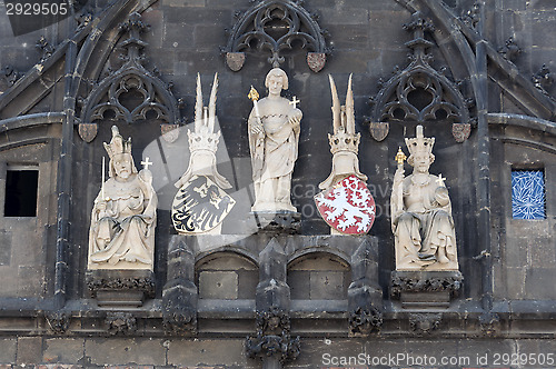 Image of Charles Bridge tower. Prague.