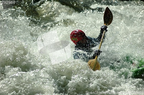 Image of Class IV kayaking