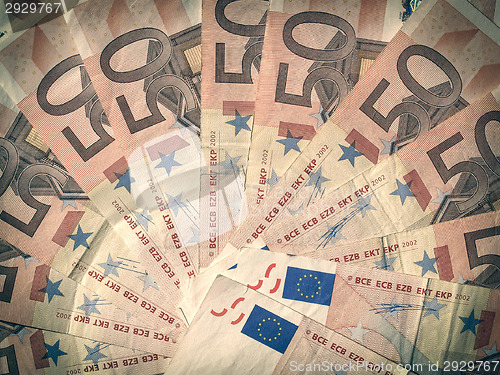 Image of Retro look Euro note