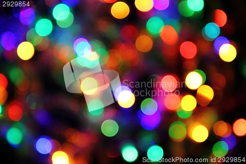 Image of christmas lights background