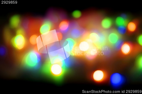 Image of christmas lights background