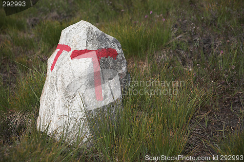 Image of Hiking trail sign