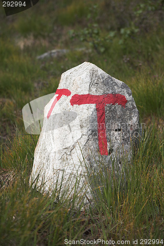 Image of Hiking trail sign