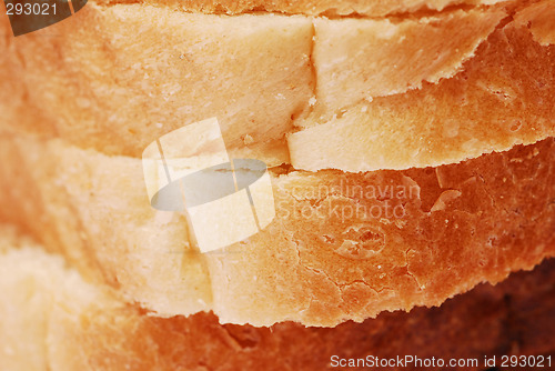 Image of bread crust closeup