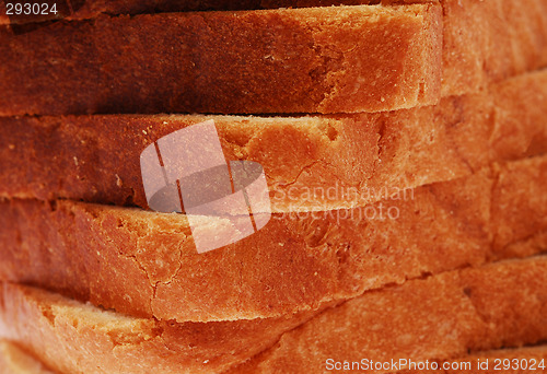 Image of bread slices close-up
