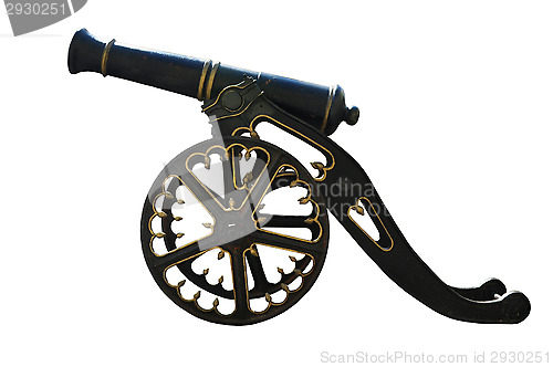 Image of cannon isolated