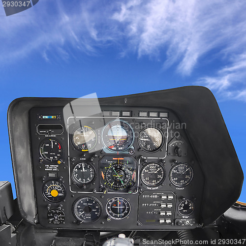 Image of Helicopter Cockpit 