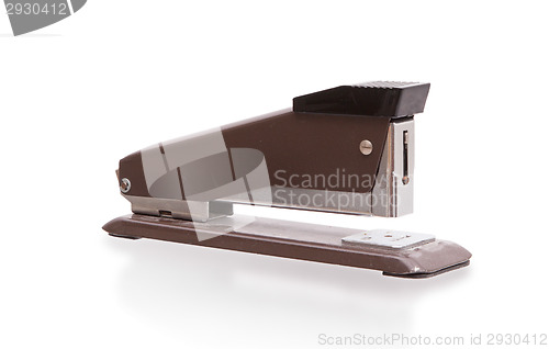 Image of Old brown stapler