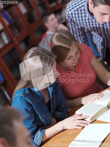 Image of teens group in school