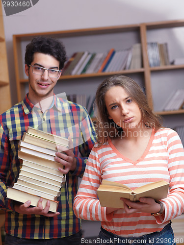 Image of teens group in school