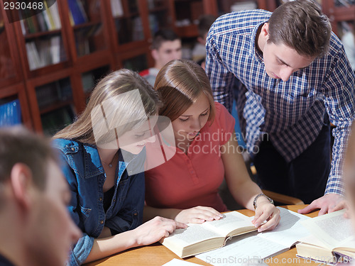 Image of teens group in school