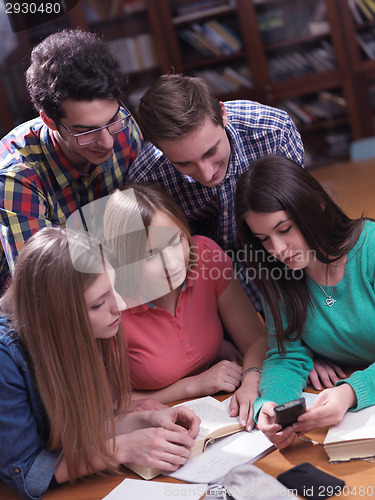 Image of teens group in school