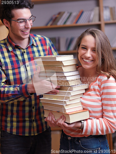Image of teens group in school