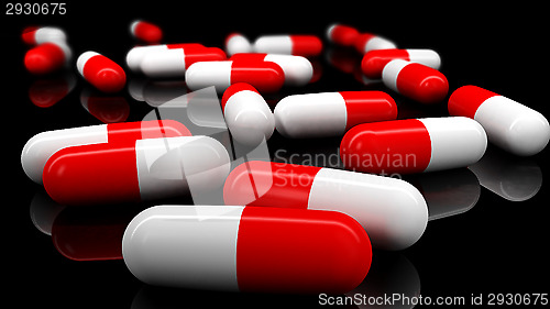 Image of Medical pills. Depth of Field.