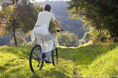 Image of Biking outdoors