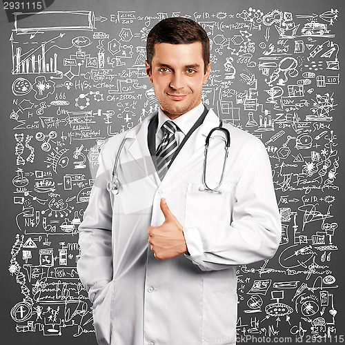 Image of Doctor Man With Stethoscope