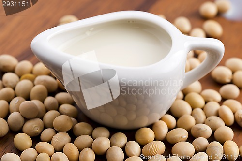 Image of Soy milk with beans