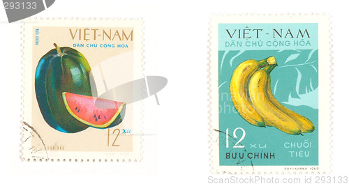 Image of Collectible Vietnam post stamps