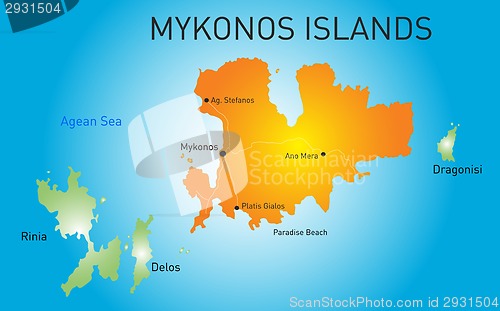Image of  Island of Mykonos