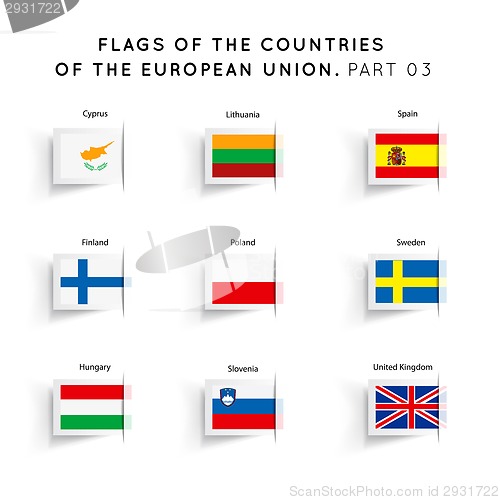 Image of Flags of EU countries