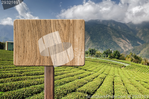 Image of Blank wooden sign