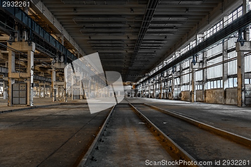 Image of Large industrial hall of a repair station