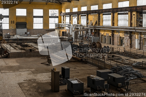 Image of Electricity distribution hall in metal industry