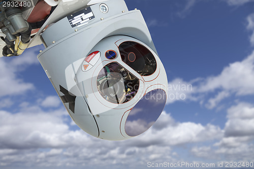 Image of Closeup of Drone Camera and Sensor Pod Module