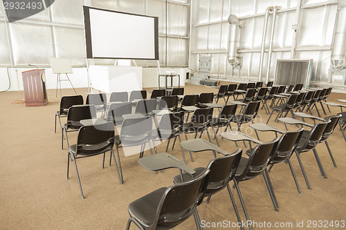 Image of Empty Presentation Conference Room