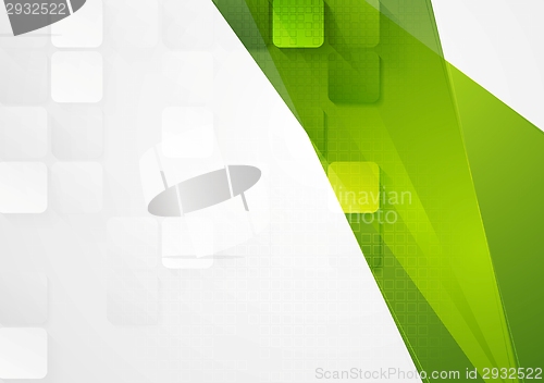 Image of Abstract technology design with squares