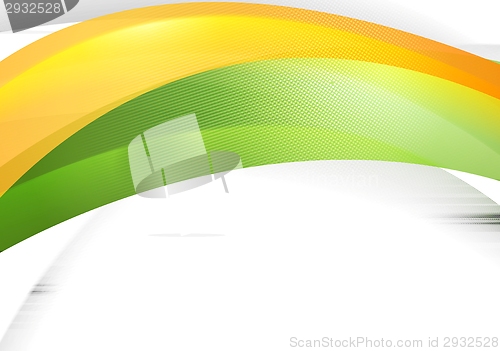 Image of Abstract colorful waves vector background