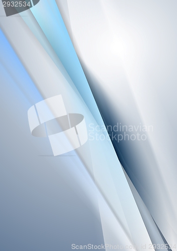 Image of Abstract blue elegant modern design