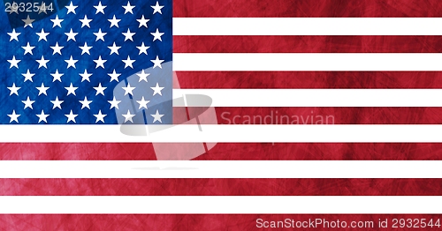 Image of American grunge flag