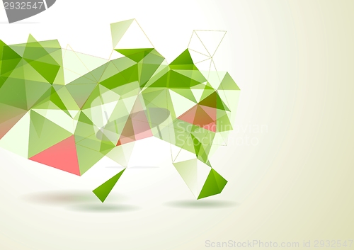 Image of Bright geometrical vector background