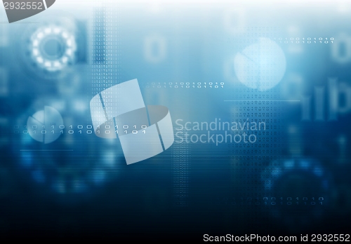Image of Hi-tech modern vector design template