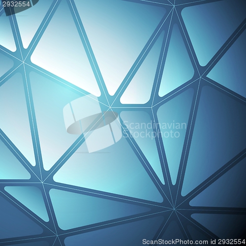 Image of Abstract blue technology background
