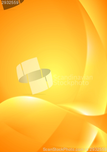 Image of Bright yellow orange waves background