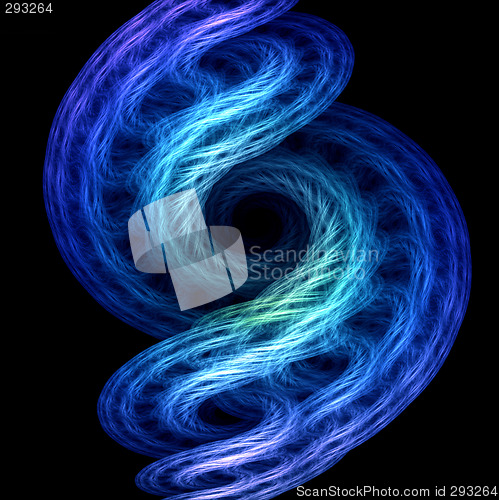 Image of blue swirl